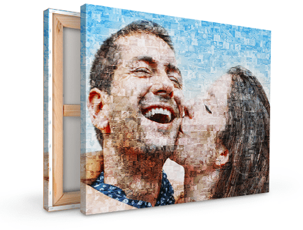 mosaic canvas couple