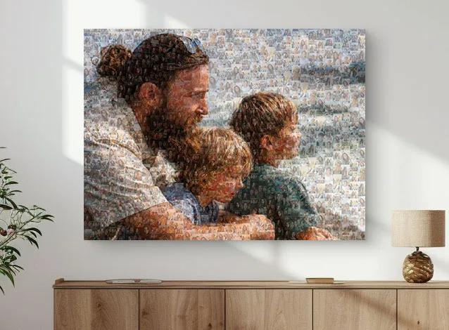photo mosaic birthday 40