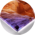 photo mosaic material edge acrylic glass