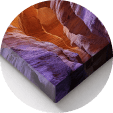 photo mosaic material edge canvas