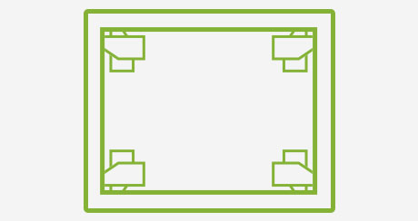 re tensioning canvas icon corners